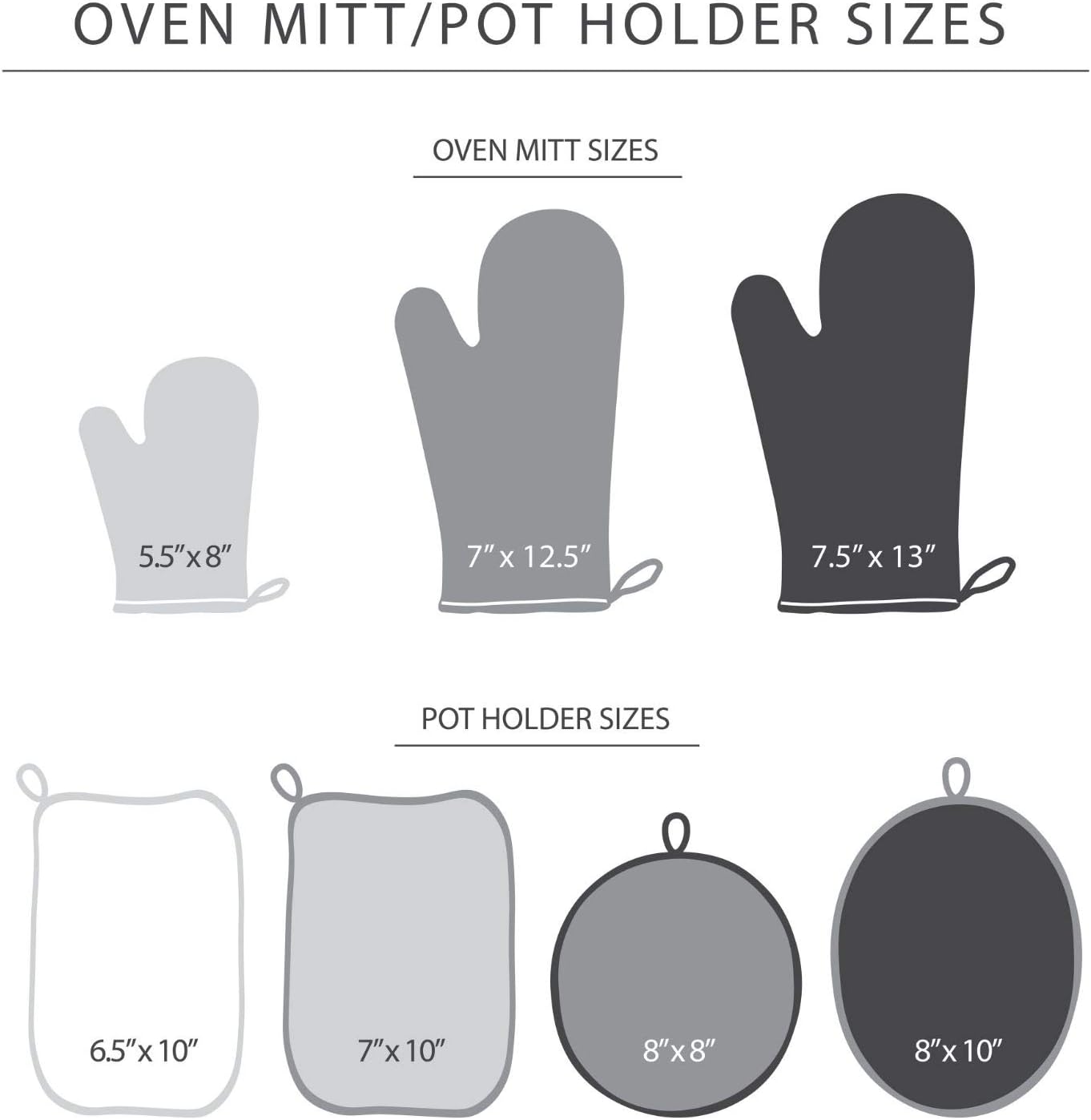 KitchenAid Asteroid Oven Mitt Set, 7"x12.5", Blue Velvet, 2 Piece