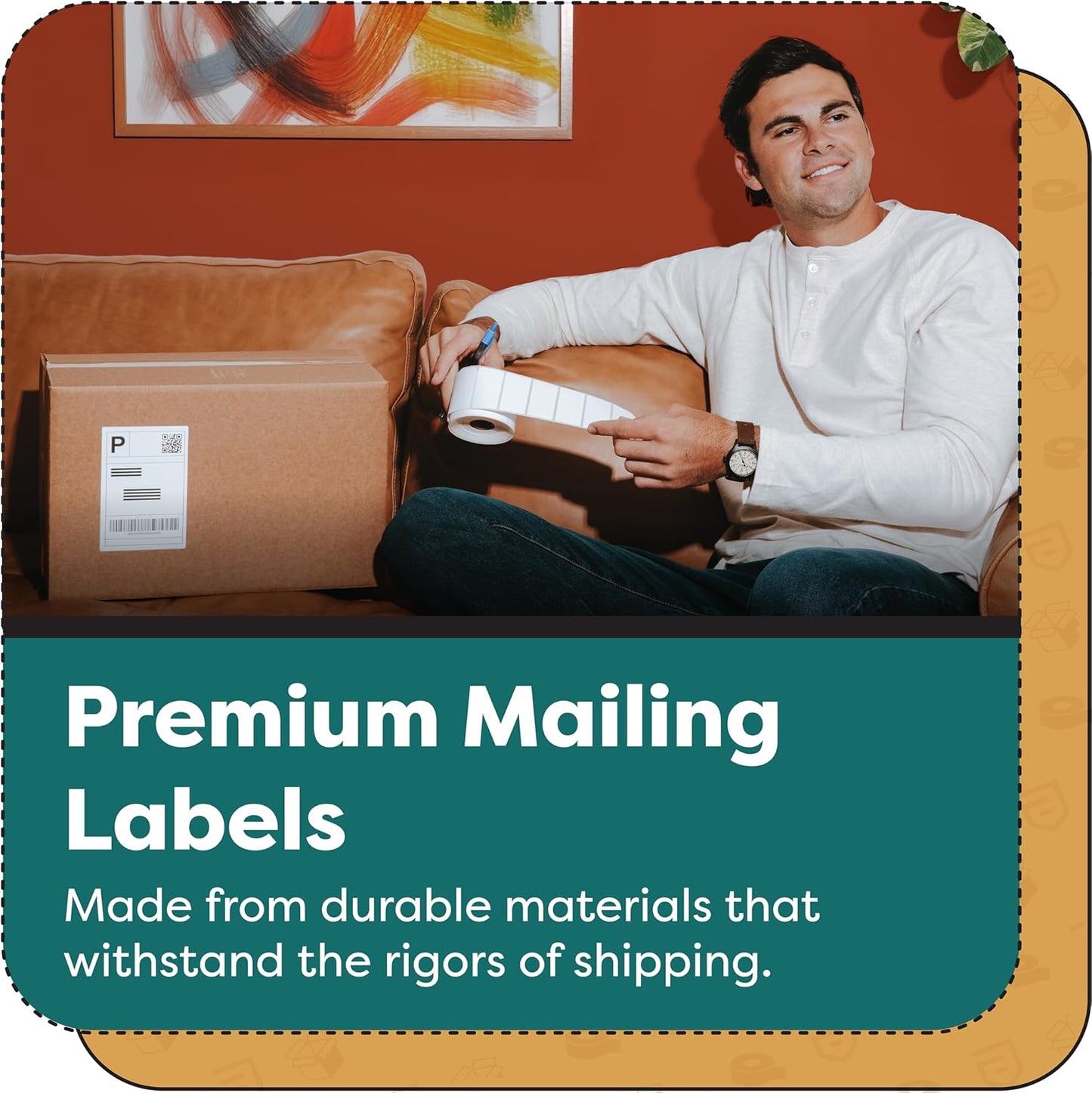 Aegis Adhesives - 2" Circle Stickers - Direct Thermal Labels Compatible with Rollo, Zebra, MUNBYN, and More Desktop Printers (12 Rolls, 750/Roll)