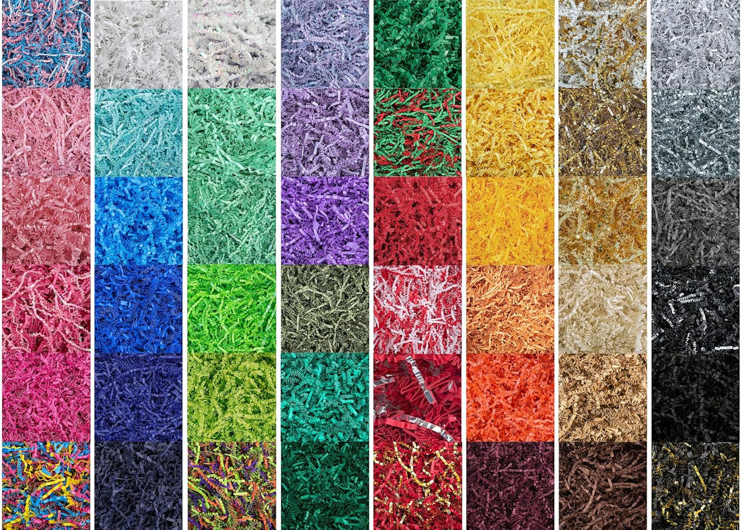 MagicWater Crinkle Cut Paper for Gift Baskets - 2LB - Purple - Perfect for Shredded Paper Filler, Basket Filler, Gift Boxes, Bridesmaid Gifts, Halloween Stuffers & More – Ideal for All Occasions
