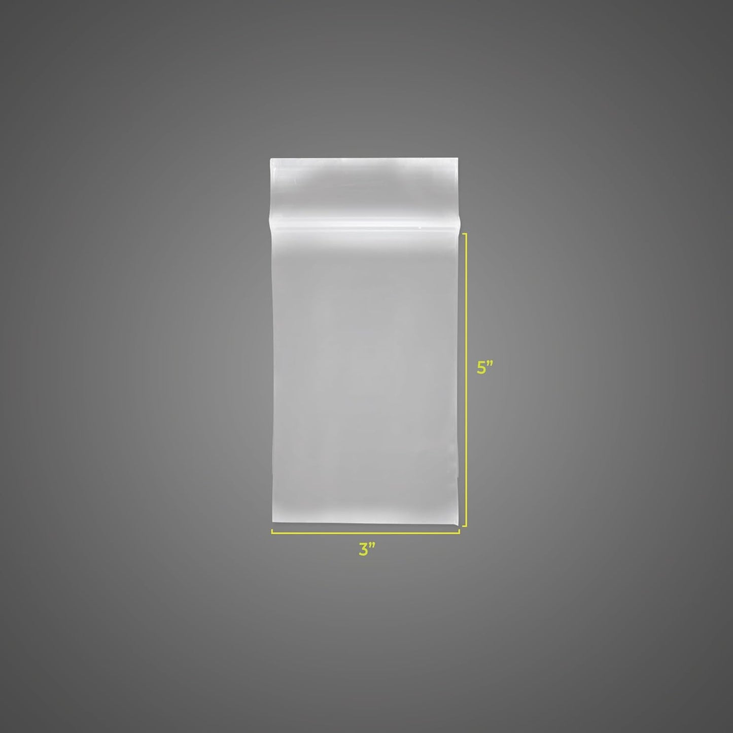 SNL | 3" X 5" - 2 MIL - 1,000 Bags | Medium | Strong | Zipper Lock Reclosable, Clear, Disposable, Plastic Bags, For Food and Storage