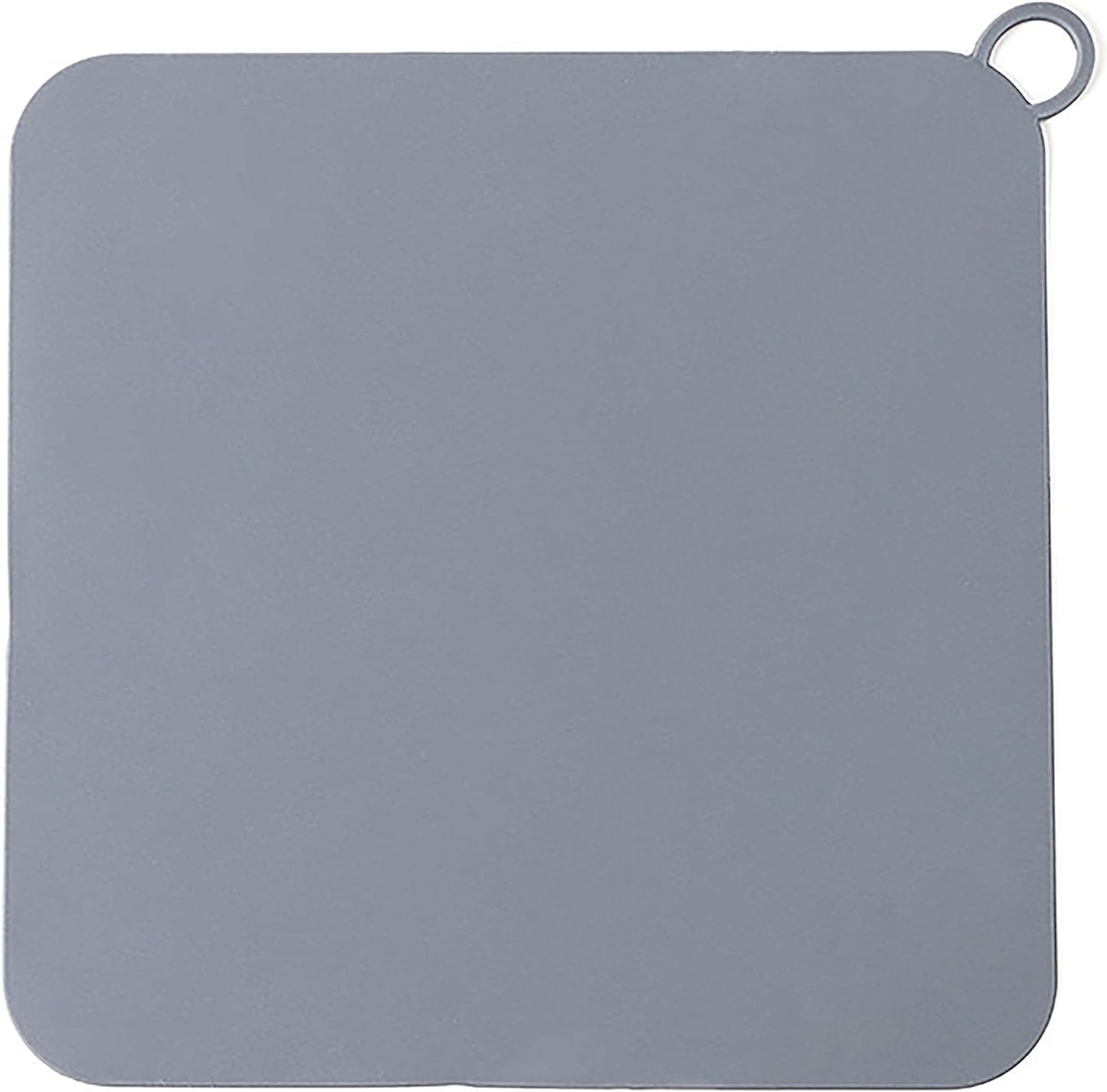 2 Pieces 8 x 8 Inch Silicone Tub Stopper Floor Drain Cover Sewer Anti-Odor Mat Deodorizing Drain Plugs for Kitchen,Bathroom and Laundry (Grey)