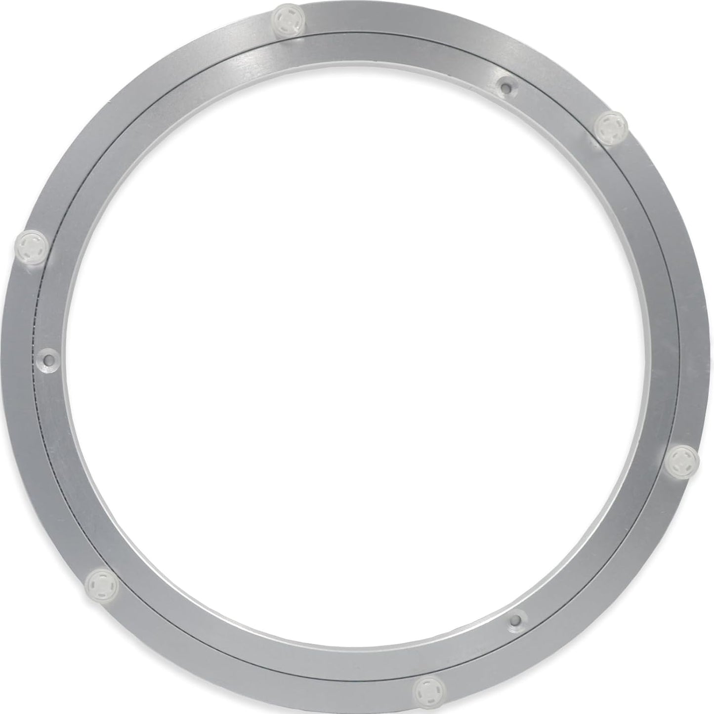 Lazy Susan Hardware Aluminum Metal Rotating Turntable Bearings Swivel Plate Bearing for Dining-Table Non-Slip and Workbench (16 Inchs) …