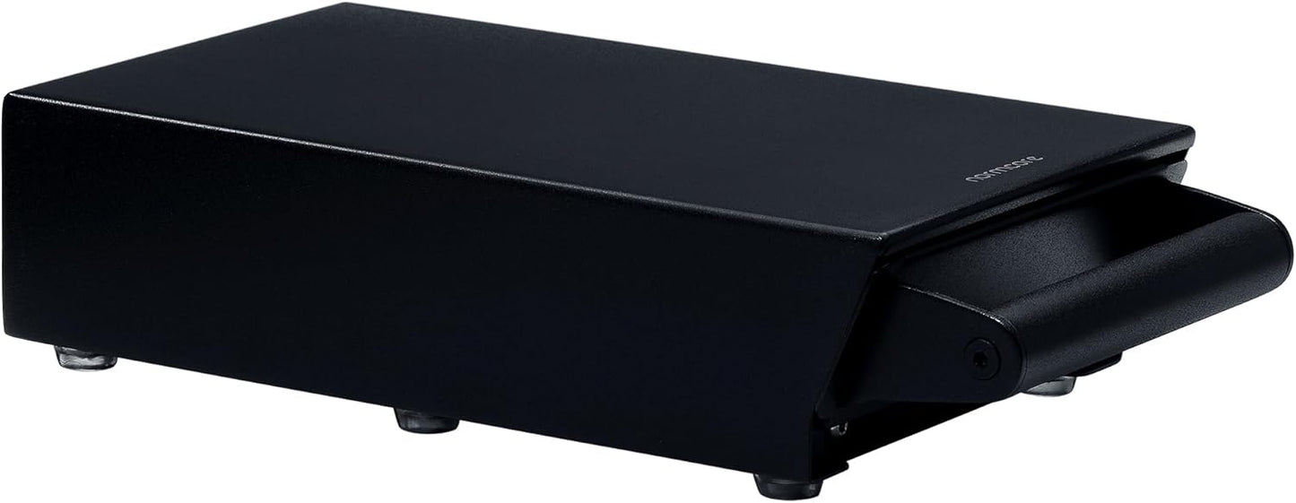 Normcore Espresso Knocker Drawer, Under Grinder Knock-out Drawer, Coffee Knock Box Drawer with Shock Absorbing Removable Knock Bar and Non-Slip Base, 304 Stainless Steel, Size: S