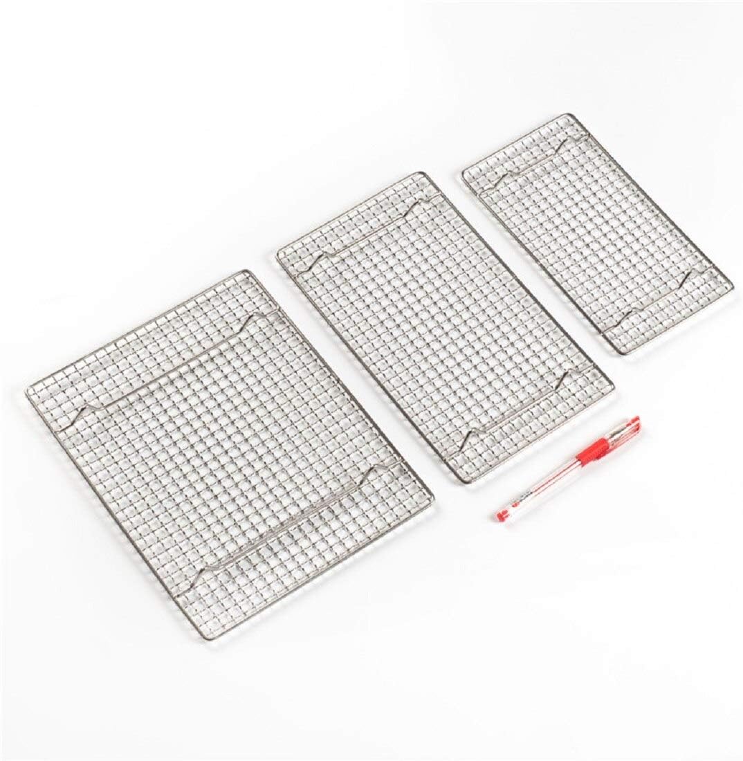 304 Stainless Steel Cooling Rack Versatile Baking Rack Heat Resistant Rust Proof Sturdy Grate 5.9"*5.9"