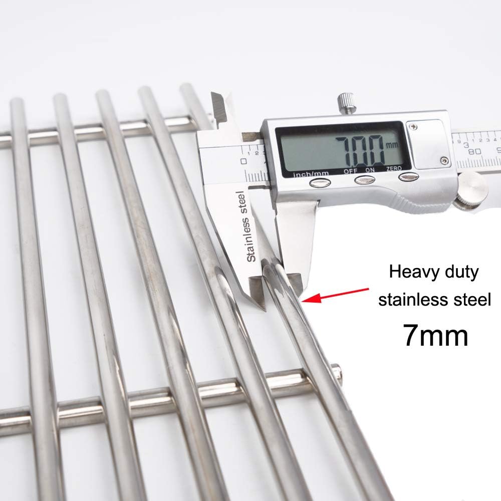 SF0273(3-Pack) 17 3/4" Stainless Steel Cooking Grid Grates Replacement for Kenmore 148.16156210, 148.1637110; Master Forge 3218LT, 3218LTM, 3218LTN, DG0576CC, E3518-LP, L3218