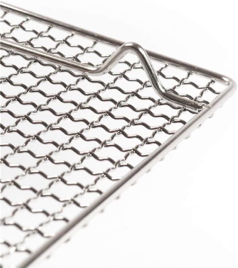 304 Stainless Steel Cooling Rack Versatile Baking Rack Heat Resistant Rust Proof Sturdy Grate 11.8"*11.8"