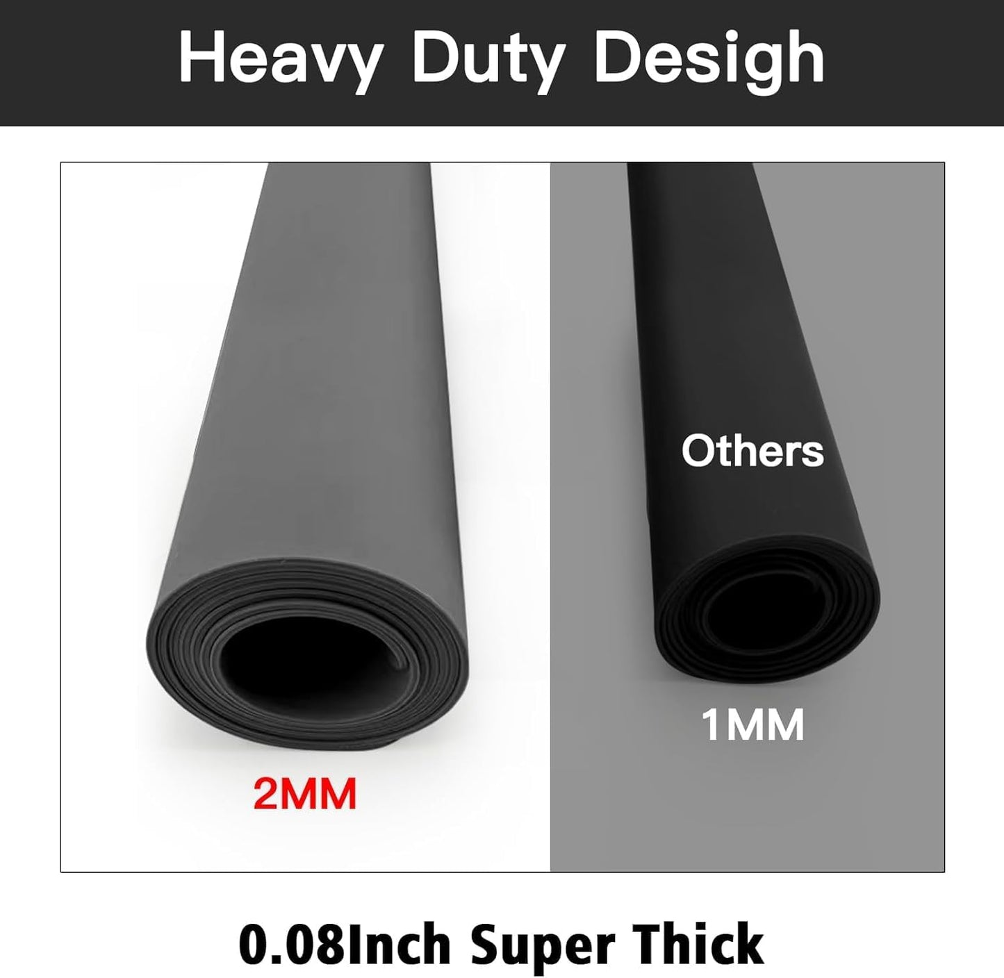 2MM Super Thick Large Silicone Mat, 31.5"x23.6"(80cmx60cm) Non-Slip Heat Resistant, Thicken Kitchen Counter Mats, Waterproof Countertop Protector for Craft (Brown)