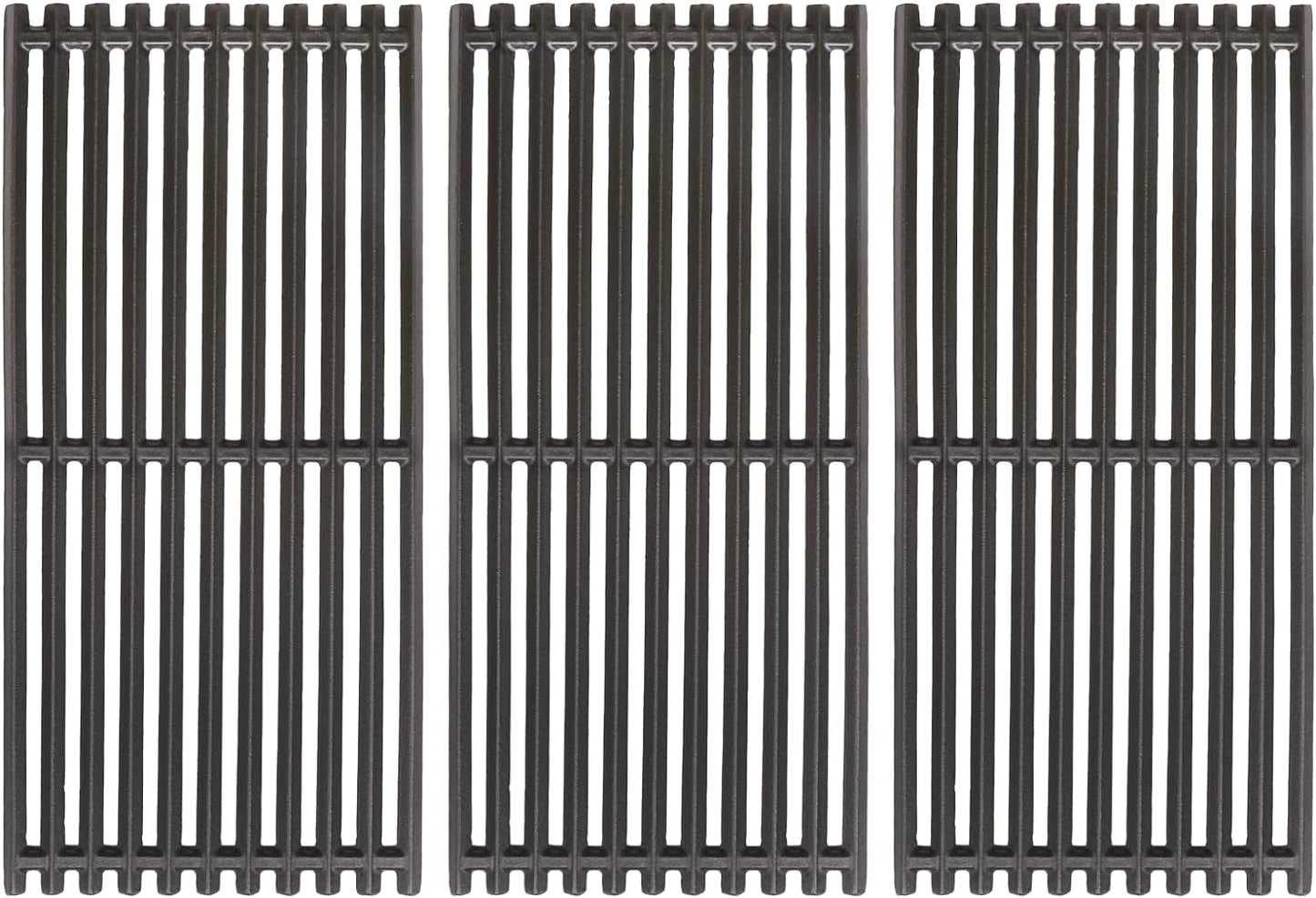 17" Cast Iron Grill Grates for Charbroil Commercial Infrared 463355220 463242516 463242515 466242615 463243016 463346017 466242616 463364824 3-Burner Parts for Charbroil Grill Grates G466-0025-W1A