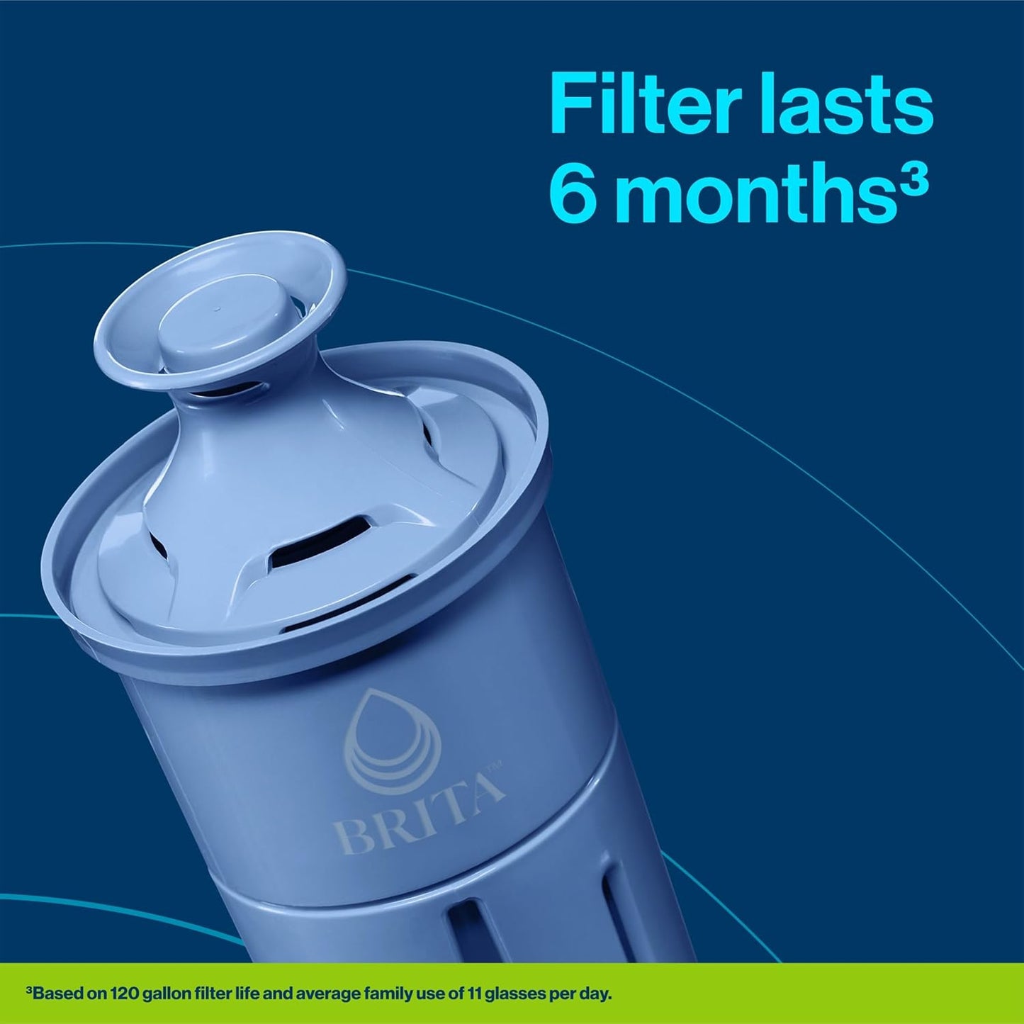 Brita Metro Elite Water Filter Pitcher, Removes 99% of Lead, Includes 1 Filter, 6-Cup, White