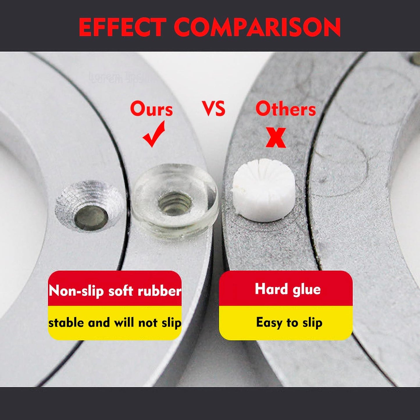 Aluminium Alloy Turntable Bearing, Heavy Duty Swivel Turntable Lazy Susan Rotating Bearing Turntable Round Dining Table Smooth Swivel Plate Hardware, 16"