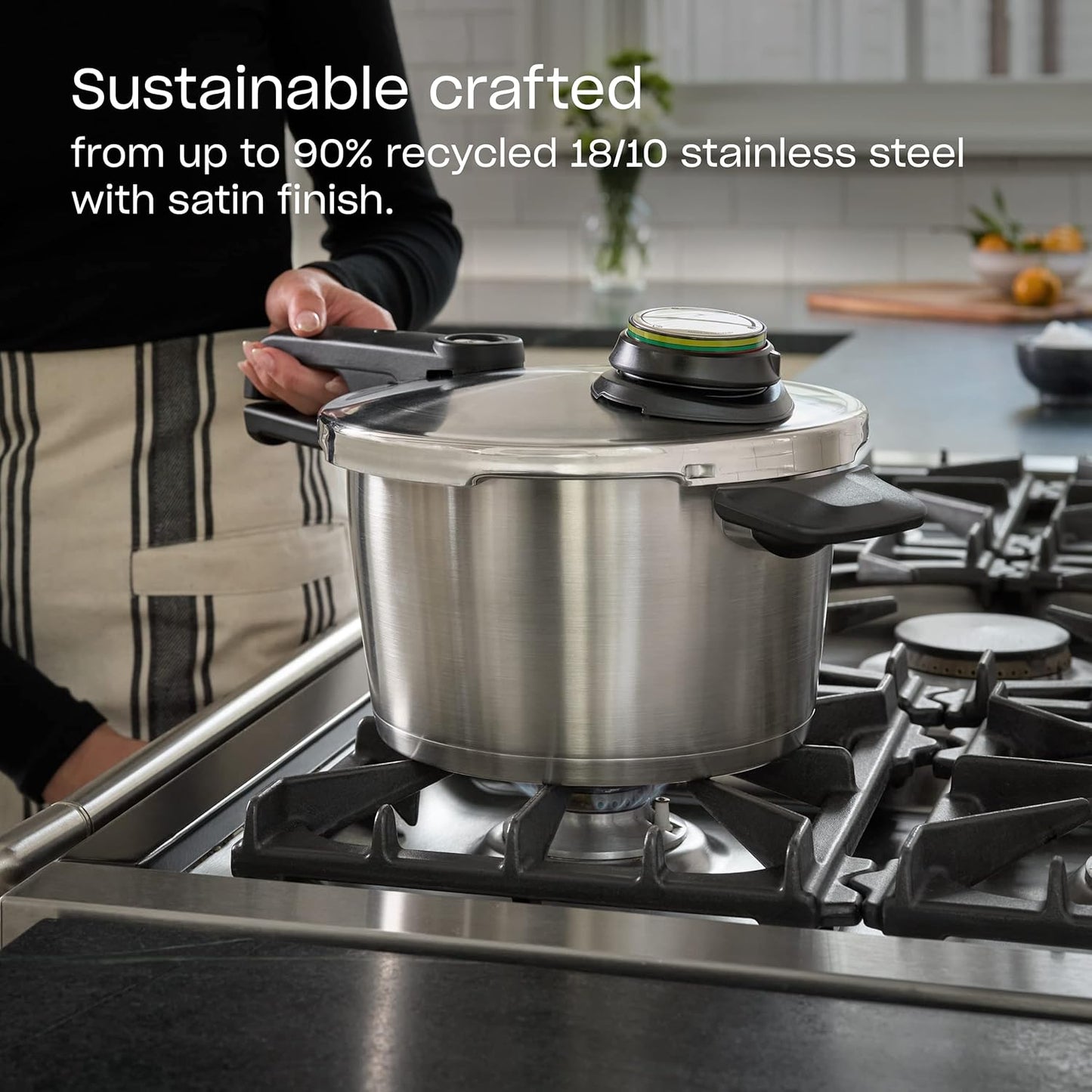 Fissler Vitavit Premium Pressure Cooker and Pressure Skillet Set, 2.6 Quart and 4.8 Quart
