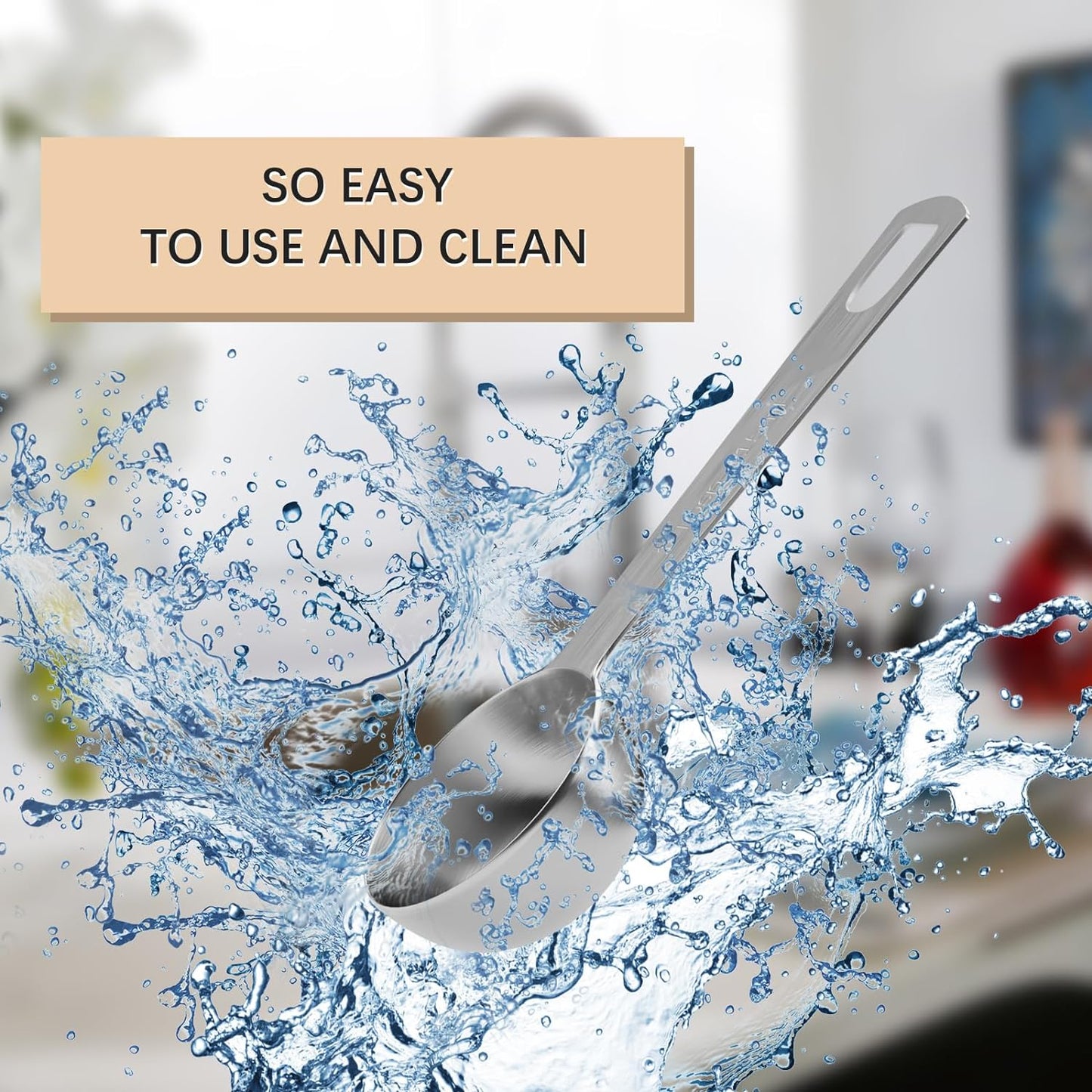 2PCS 1tbsp (3tsp, 15ml, 1/2oz) Single Measuring Spoon, Stainless Steel Individual Teaspoons Only